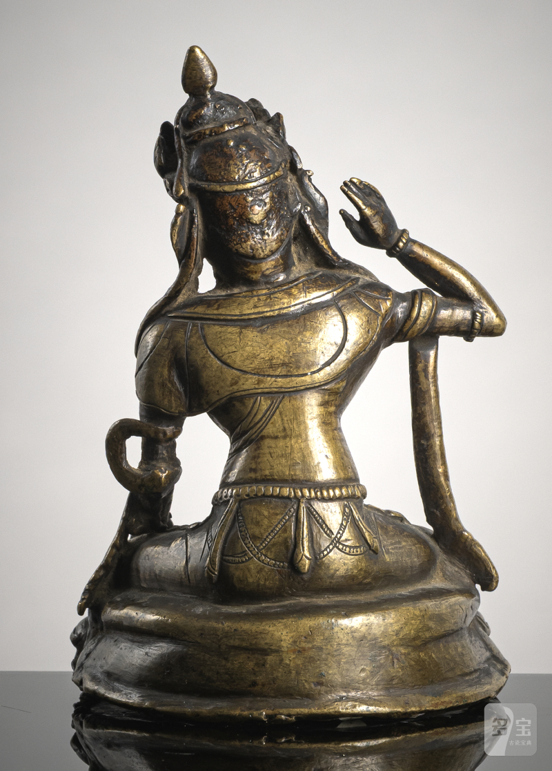A BRONZE FIGURE OF NAMPAR GYALWA - 图2
